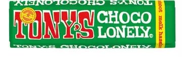 Een Tony's Chocolonely chocoladereep, 47g, hazelnoot koop je bij ShopXPress