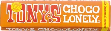 Een Tony's Chocolonely chocoladereep, 47g, karamel zeezout koop je bij ShopXPress