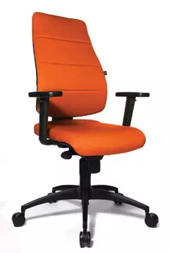 Een Topstar bureaustoel Syncro Soft, oranje koop je bij ShopXPress