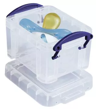 Een Really Useful Box 0,14 liter, transparant koop je bij ShopXPress