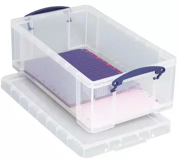 Een Really Useful Box opbergdoos 12 liter, transparant koop je bij ShopXPress