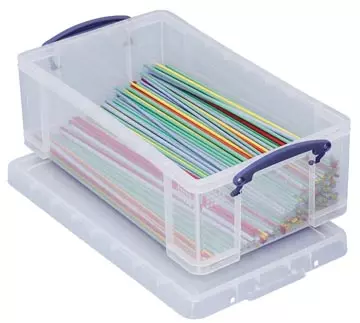 Een Really Useful Box opbergdoos 12 liter, transparant koop je bij ShopXPress