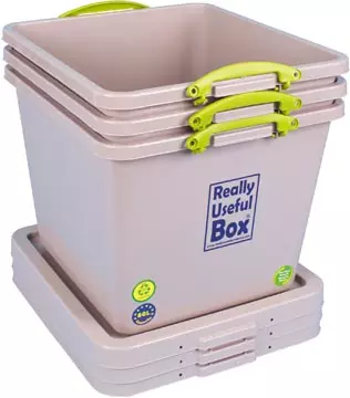 Een Really Useful Box Recycled opbergdoos 60 l, nestbaar, grijs koop je bij ShopXPress