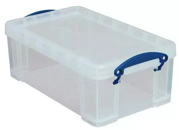 Een Really Useful Box opbergdoos 9 liter, transparant koop je bij ShopXPress