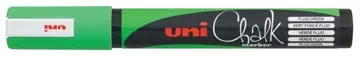 Een Uni-ball krijtmarker, ronde punt van 1,8 tot 2,5 mm, fluo groen koop je bij ShopXPress