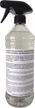 Een Universele antibacteriële oppervlaktereiniger, met spraykop, fles van 1 liter koop je bij ShopXPress