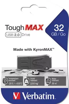 Een V ToughMAX USB2.0 Drive 32GB koop je bij ShopXPress