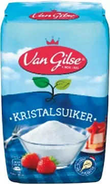 Een Van Gilse kristalsuiker, pak van 1 kg koop je bij ShopXPress