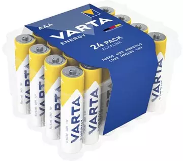 Een Varta batterij Energy AAA, pak van 24 stuks koop je bij ShopXPress