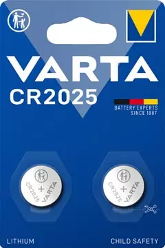 Een Varta knoopcel Lithium CR2025, blister van 2 stuks koop je bij ShopXPress