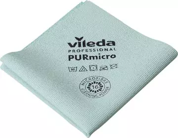 Een Vileda microvezeldoek Purmicro Active, pak van 5 stuks, groen koop je bij ShopXPress