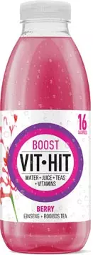 Een Vit Hit vitaminedrank Boost, flesje van 50 cl, pak van 12 stuks koop je bij ShopXPress