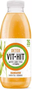 Een Vit Hit vitaminedrank Detox, flesje van 50 cl, pak van 12 stuks koop je bij ShopXPress