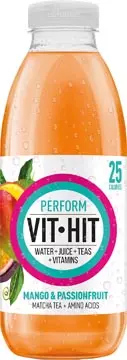 Een Vit Hit vitaminedrank Perform, flesje van 50 cl, pak van 12 stuks koop je bij ShopXPress