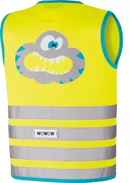 Een Wowow Crazy Monster Jacket fluohesje, geel, M (kind) koop je bij ShopXPress