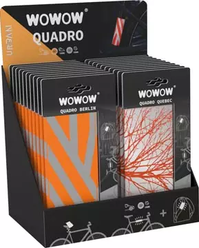 Een Wowow Quadro reflecterende band, toonbankdisplay van 20 stuks, assorti koop je bij ShopXPress