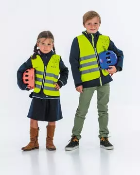 Een Wowow Schlamm Jacket fluohesje, geel, S (kind) koop je bij ShopXPress