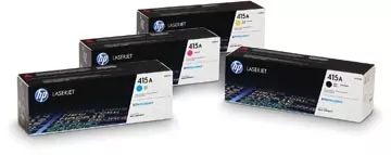 Een HP toner 415A, 2.400 pagina's, OEM W2030A, zwart koop je bij ShopXPress