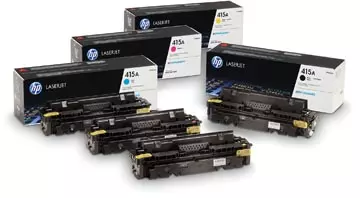 Een HP toner 415A, 2.400 pagina's, OEM W2030A, zwart koop je bij ShopXPress