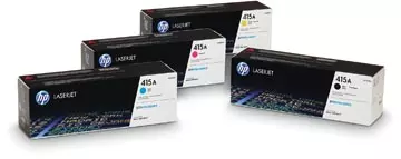 Een HP toner 415A, 2.100 pagina's, OEM W2031A, cyaan koop je bij ShopXPress