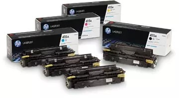 Een HP toner 415A, 2.100 pagina's, OEM W2033A, magenta koop je bij ShopXPress