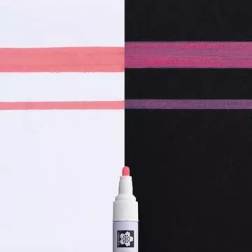 Een Sakura paint Marker Pen-Touch, medium, fluorescerend rood koop je bij ShopXPress