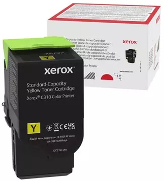 Een Xerox toner C310/C315, 2.000 pagina's, OEM 006R04359, geel koop je bij ShopXPress