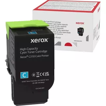 Een Xerox toner C310/C315, 5.500 pagina's, OEM 006R04365, cyaan koop je bij ShopXPress