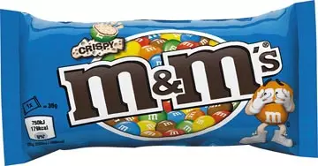 Een m&m's crispy, zakje van 36 g, pak van 24 stuks koop je bij ShopXPress