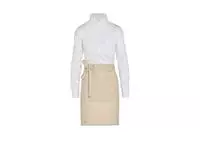 BRUSSELS - Short Recycled Bistro Apron with Pocket