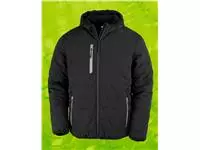 Black Compass Padded Winter Jacket