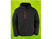 Black Compass Padded Winter Jacket