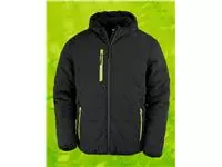 Black Compass Padded Winter Jacket