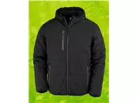 Black Compass Padded Winter Jacket