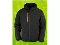 Black Compass Padded Winter Jacket