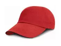 Brushed Cotton Sandwich Cap