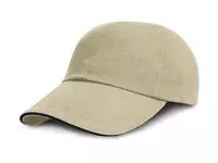 Brushed Cotton Sandwich Cap