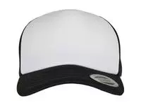 Classic Curved Foam Trucker Cap – White Front