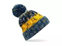 Corkscrew Pom Pom Beanie