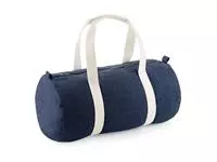 Denim Barrel Bag