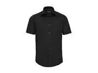 Fitted Short Sleeve Stretch Shirt