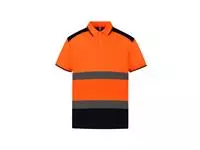 Fluo 2-tone polo