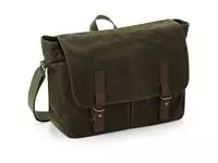 Heritage Waxed Canvas Messenger