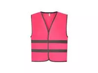 Kids Fluo Reflective Border Waistcoat