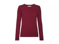 Ladies&#39; Crew Neck Knitted Pullover