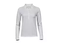 Ladies Luxury LS Stretch Polo