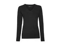 Ladies’ V-Neck Knitted Pullover