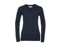 Ladies’ V-Neck Knitted Pullover