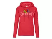 Ladies Vintage Hooded Sweat Large Logo Print