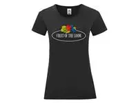 Ladies Vintage T Large Logo Print